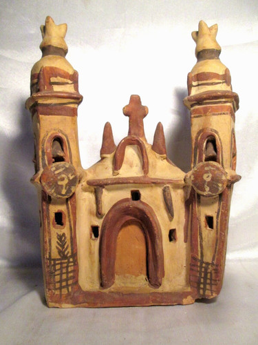 Eglise terre cuite - terre,